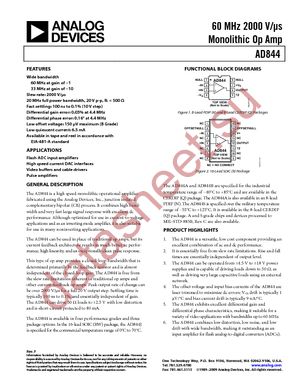 AD844JR-16-REEL7 datasheet  